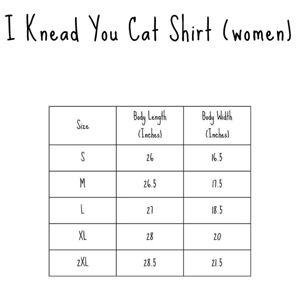I Knead You Funny Cat Pun Womens Graphic Tee NWT *Runs Small* T-Shirt Gray - Picture 7 of 7